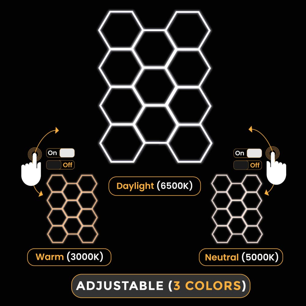 11 Grids Adjustable Color Hex