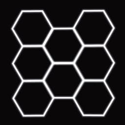 8 Grids Single Color Hex