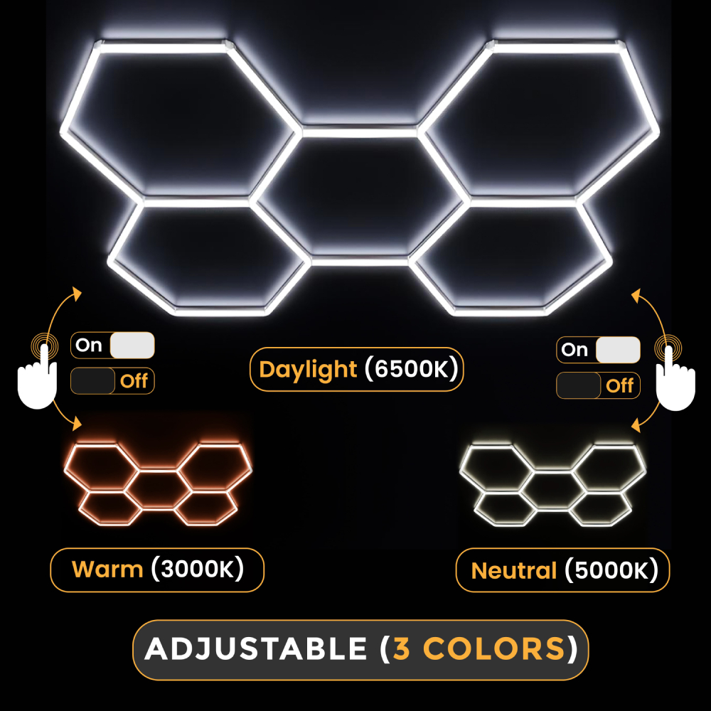 5 Grids Hex (Adjustable Colors)